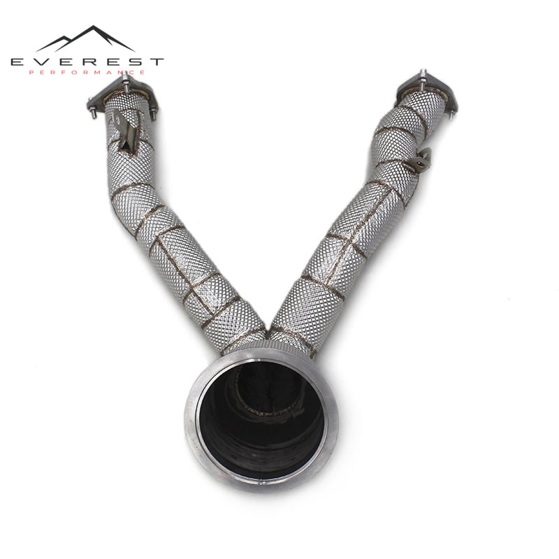 High Performance Downpipe for Porsche Macan 3.0T 2021-2023 Free Flow Race Front Down Pipes