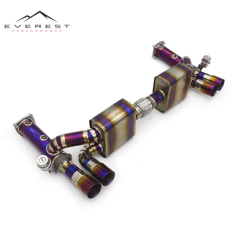 Car Exhaust System for Porsche 911 996 TURBO 1997-2005 Muffler Titanium Exhaust Pipes Escape Catback Exhaust