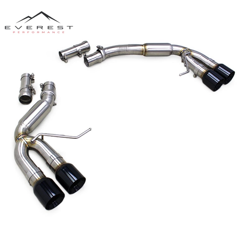Custom Exhaust Straight Pipe Rear Muffler for Porsche Macan GTS 3.0T 2014-2017 Stainless Steel Pipe Axle Catback End Section