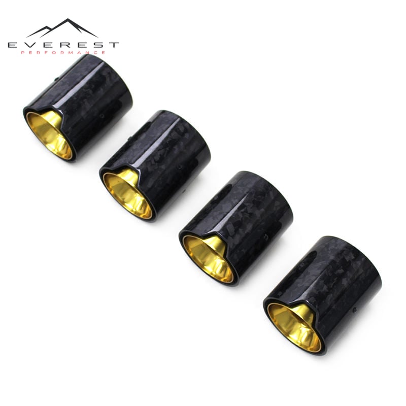 MP Carbon Fiber Universal Tips for BMW Chevrolet Exhaust Tips Tail Mouth Exhaust Pipes Racing Car Exhaust System