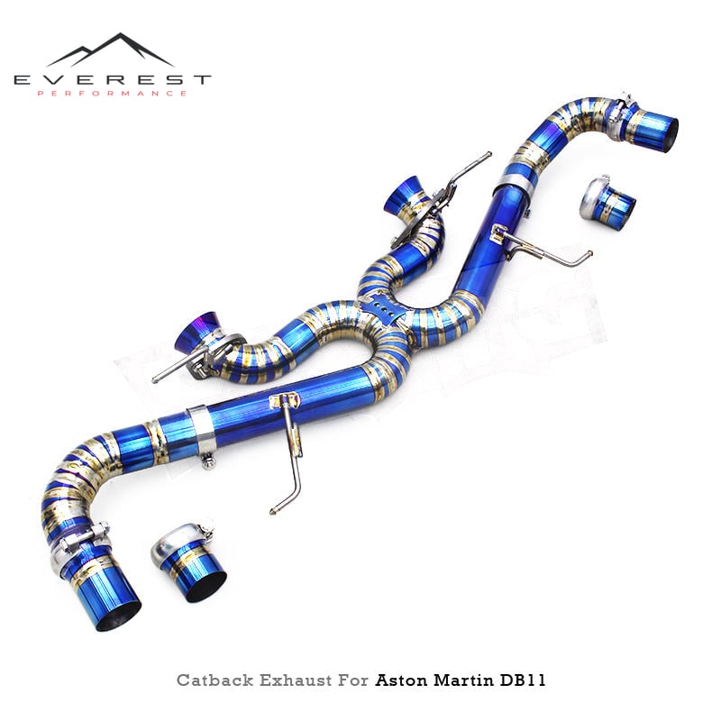 Racing Titanium Supersport X Pipes for Aston Martin DB11 V12 5.2L 2016-2019 Supersport X-pipe Enhanced Sound System