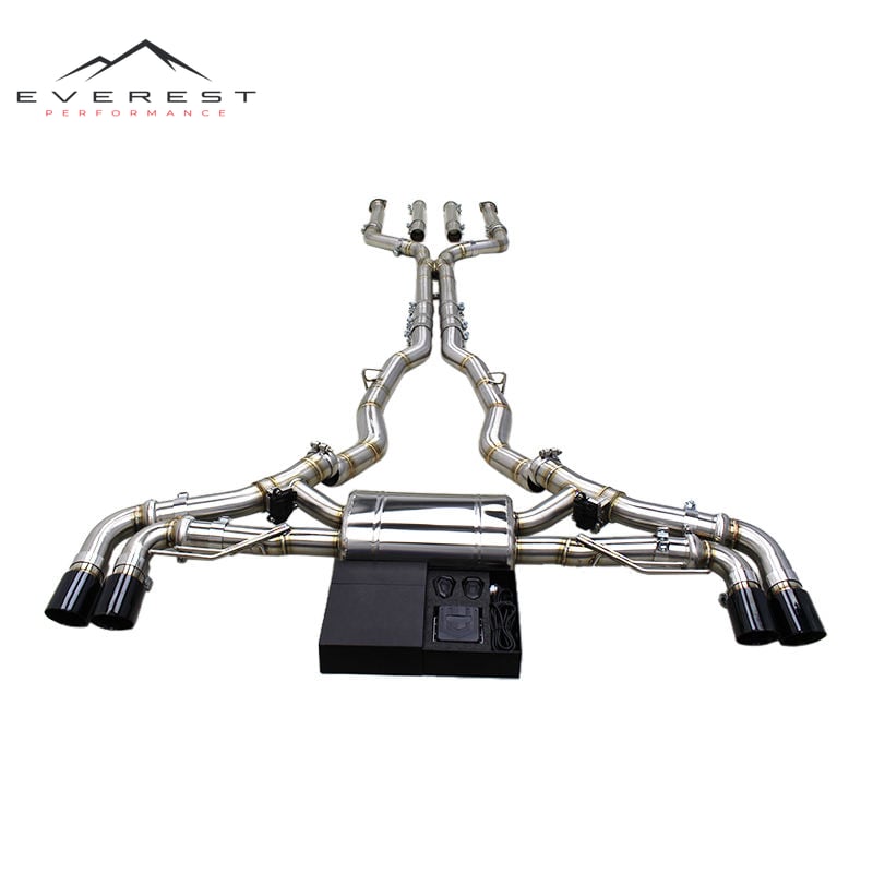 Stainless Steel Exhaust Pipe With Valved Exhaust System for BMW X5 M50i 4.4TT