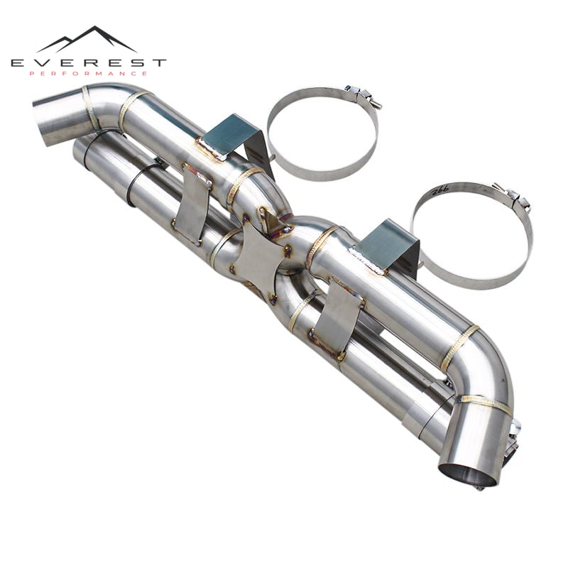 Custom Straight Catback Exhaust for Porsche 911 992/992.1/992.2 Turbo S 3.0T 2019-2024 Racing Stainless Steel Exhaust System