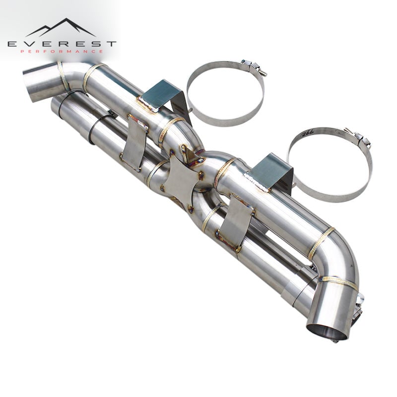 Custom Straight Catback Exhaust for Porsche 911 992/992.1/992.2 Turbo S 3.0T 2019-2024 Racing Stainless Steel Exhaust System