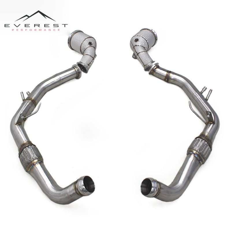 Performance Catted Downpipe for Porsche Panamera 971/971.2 2.9T 2017-2023 Stainless Steel Exhaust System Pipe Catalyst Downpipe