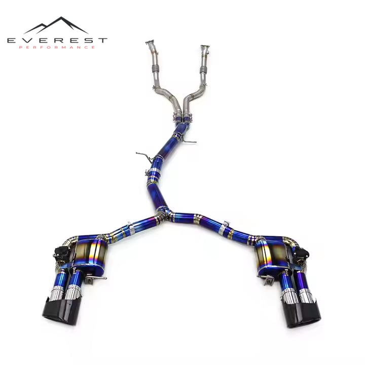 Performance Catback Muffler Pipe for Audi RS4/RS5 B9/B9.5 2.9T 2017-2023 Racing Car Escape Titanium Pipe Muffler Exhaust