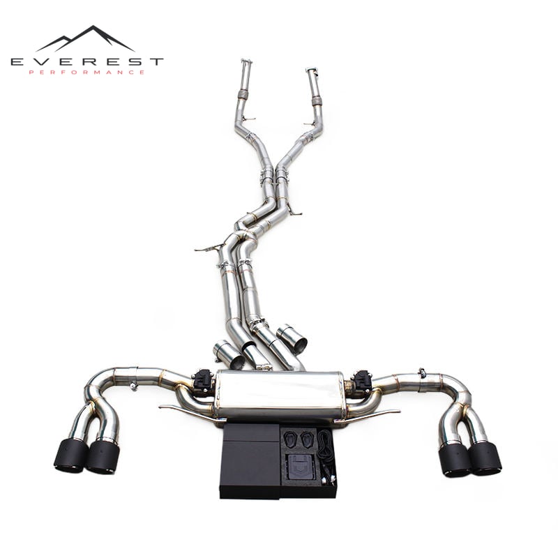 Catback Exhaust Pipes for Porsche Cayenne 9Y0 2019+ Stainless Steel Muffler Valvetronic Modified Sounds