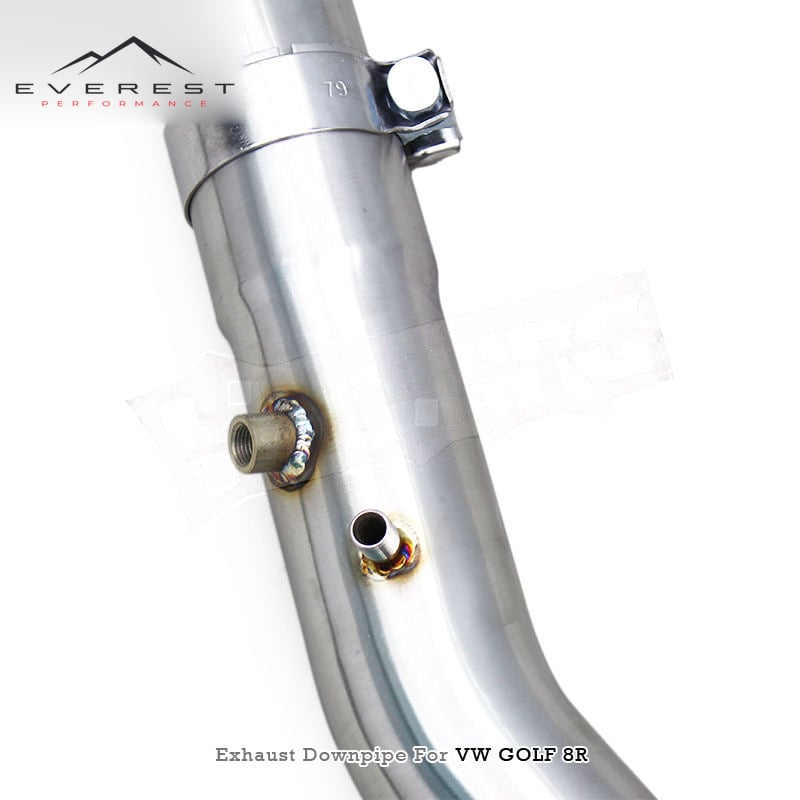 Racing Heat Shield Exhaust Pipe for VW GOLF 8R 2.0T 2020+ With OPF Stainless Steel Free Flow Downpipe Exhaust System