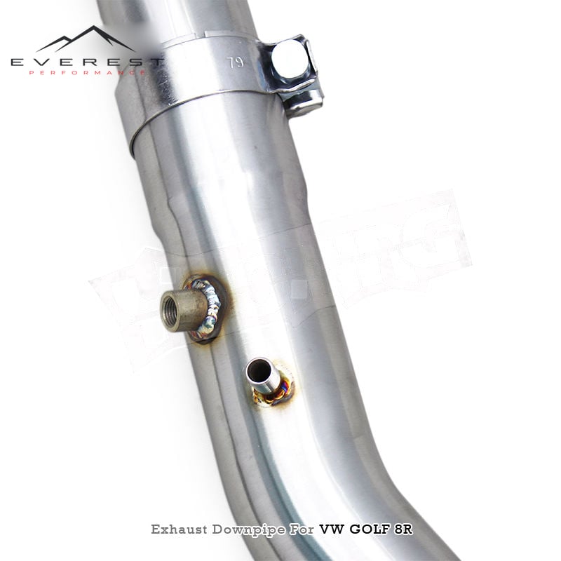 Racing Heat Shield Exhaust Pipe for VW GOLF 8R 2.0T 2020+ With OPF Stainless Steel Free Flow Downpipe Exhaust System
