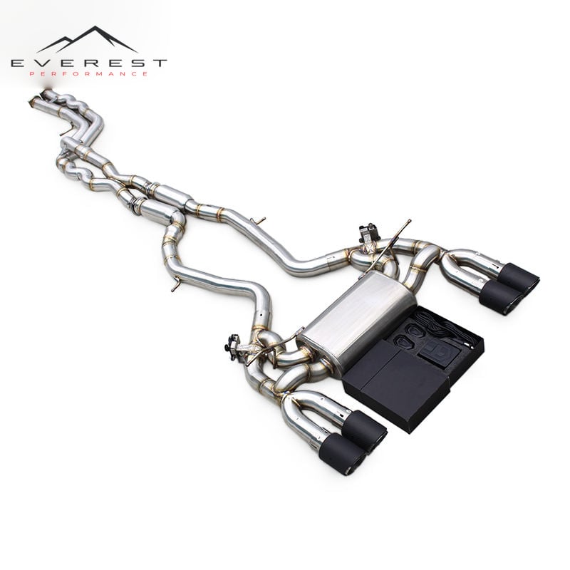 Custom Valvetronic Catback System for BMW M2 Competition/M2C 3.0T F87 S55 2018-2023 Active Sound Equal Length Exhaust Muffler
