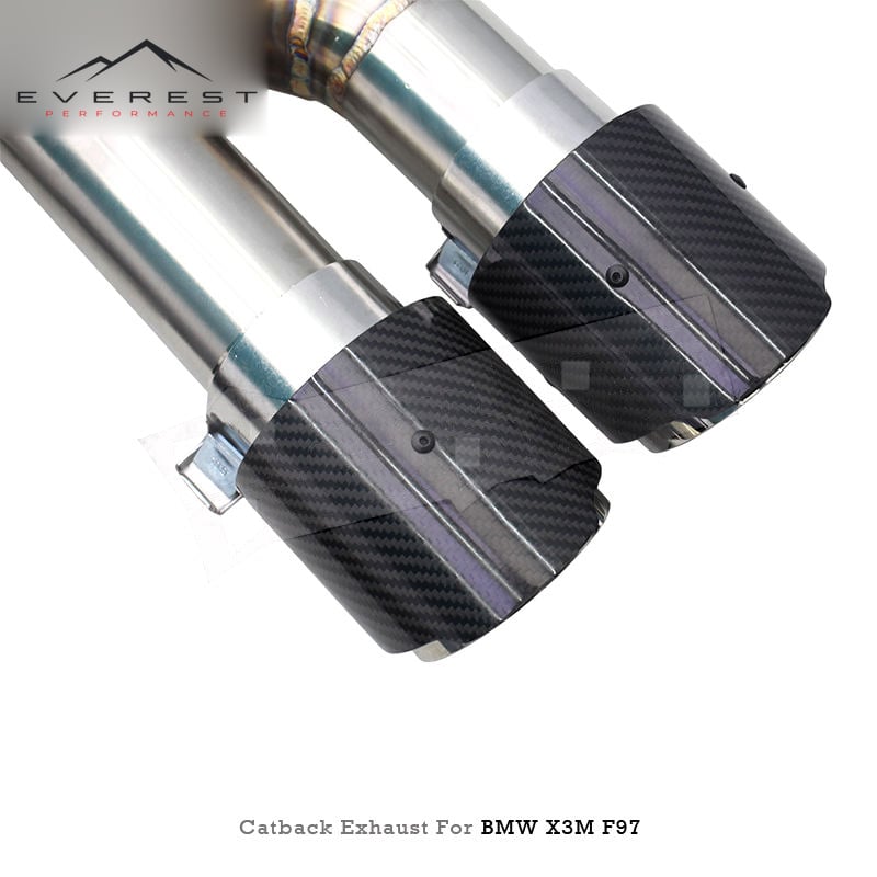 Racing SS304 Exhaust Pipe System With Z Pipe for BMW X3M/X4M F97/F98 3.0T 2019-2023 Electronic Valve Catback Valvetronic Muffler