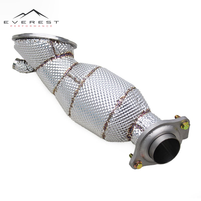 Racing Car Exhaust Downpipes for Lexus RX300 2.0T 2017-2020 SS304 With Heat Shield Direct Plug Straight-through Downpipes