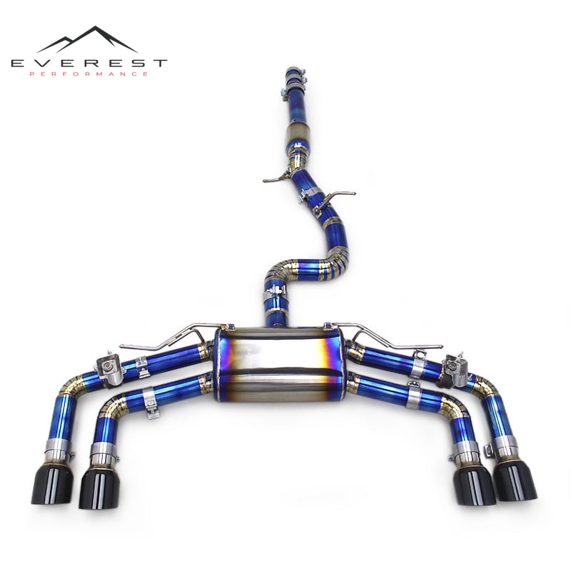 Custom Catback Exhaust for VW GOLF R/MK8/8R 2.0T 2020-2024 Racing Valve Titanium Pipes Muffler Car Exhaust System