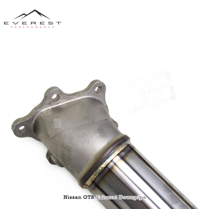 SS304 Exhaust Donwpipe for Nissan GTR/GT-R 3.8TT 2008-2023 High Performance Automotive Components Free Flow Pipe