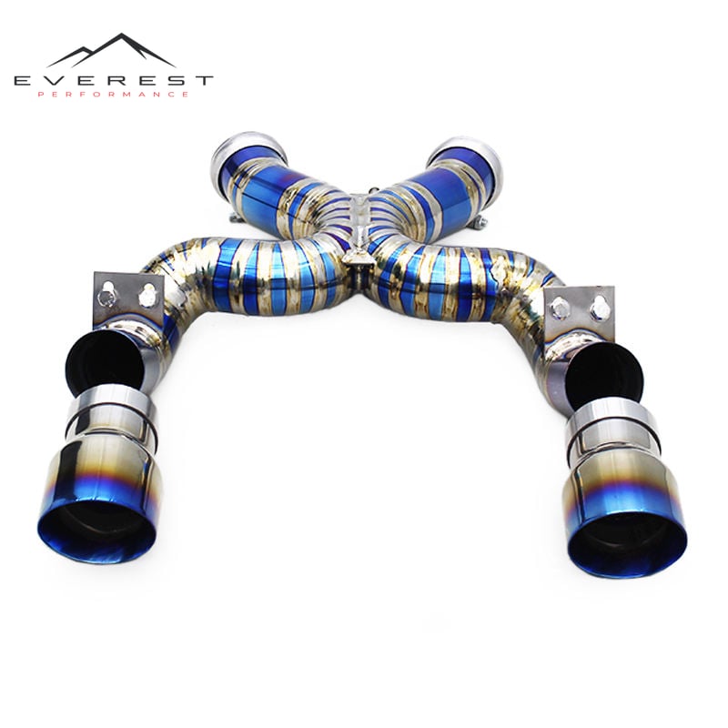 Titanium Exhaust Pipe System for Mclaren 650S/625C Spider/Coupe 3.8T 2014+ Titanium Exhaust Pipe with Tips