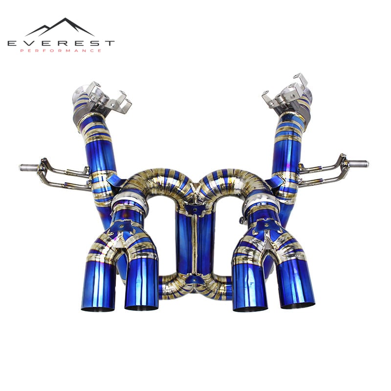 Titanium Rear Catback Exhaust for Lamborghini Revuelto V12 6.2 (2024- ) Muffler Exhaust Valve