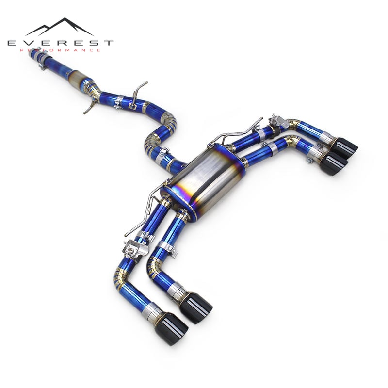 Catback Exhaust Pipes Escape for VW GOLF R/MK8/8R 2.0T 2020-2024 Racing Valve Titanium Car Exhaust