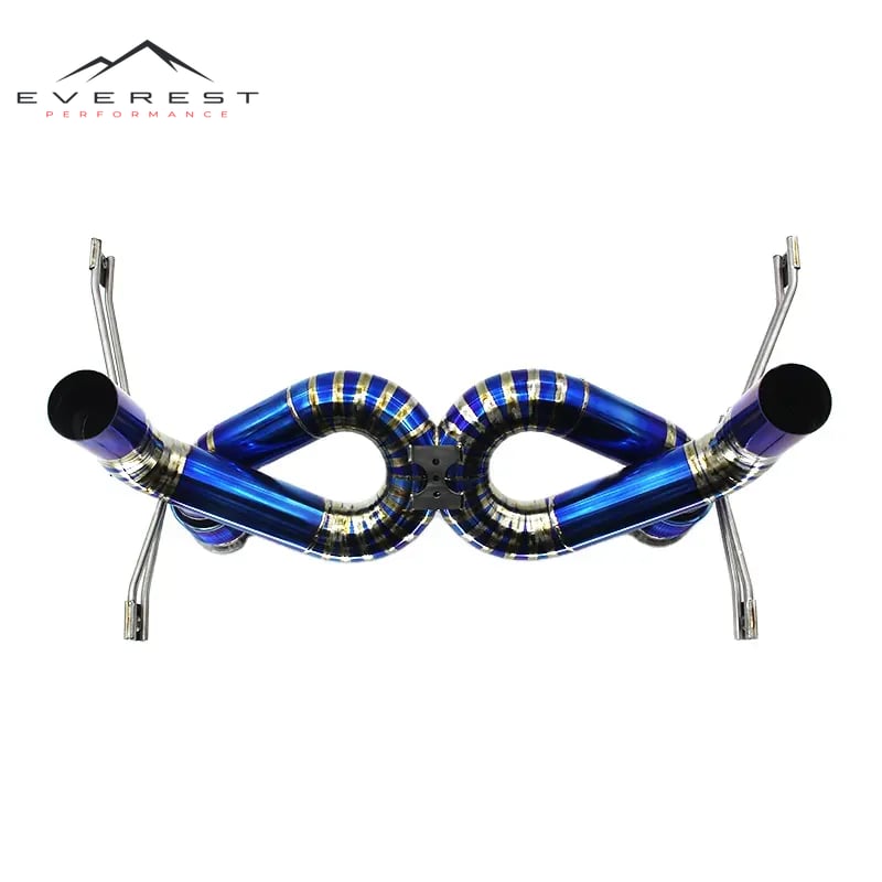 Titanium Catback Exhaust Pipes for Lamborghini Huracan STO/EVO Spyder 5.2 2019-2023 Racing Car Straight Pipes