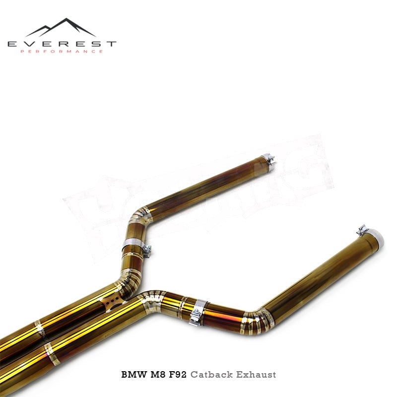 Titanium Exhaust Pipe System for BMW M8 F91/F92/F93 4.4T 2019-2023 Two-door Saloon Valvetronic Catback Exhaust System