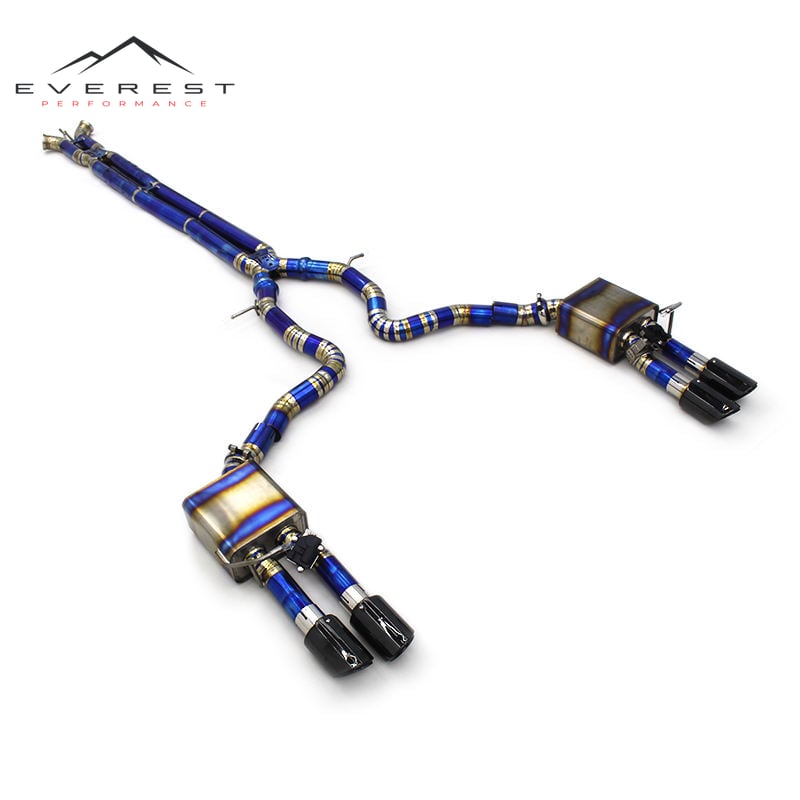 Exhaust Pipe System for Porsche Panamera Turbo S E-Hybrid 4.0TT 2018- Escape Titanium Catback Exhaust with Valve Control System