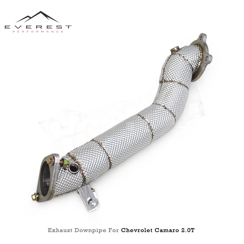 Custom Straight Header Downpipe for Chevrolet Camaro 2.0T 2016-2019 Stainless Steel Free Flow Front Pipes Exhaust System