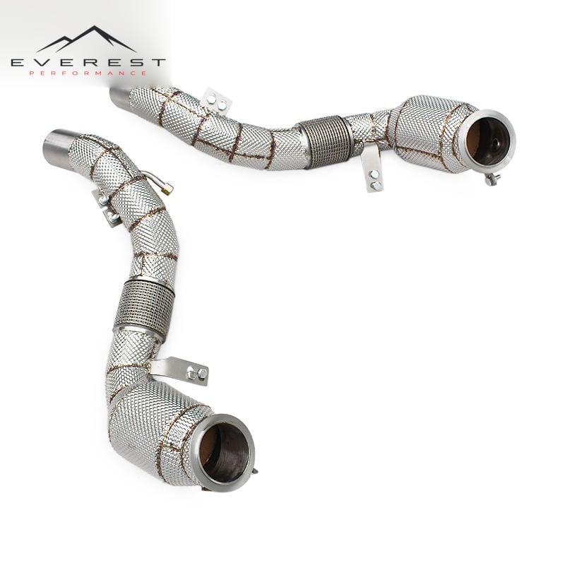 Stainless Steel Downpipe for BMW M850/M850i 4.4TT G14/G15/G16 Alpina B8 2020-2023 100/200Cell Exhaust High Flow System