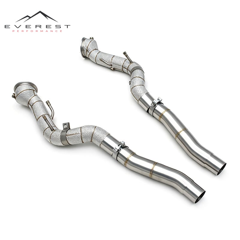 Exhaust Downpipe with OPF for Ferrari 12Cilindri F140 HD V12 6.5L 2024+ Racing Stainless Steel Exhaust Free Flow Pipe