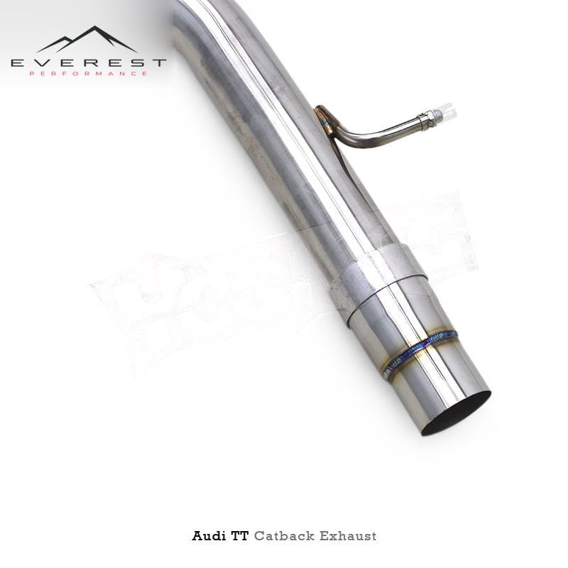 SS304L Exhaust Pipe System for Audi TT/TTS 2.0T 2015-2019 Sport Car Valvetronic Catback Exhaust with Controller