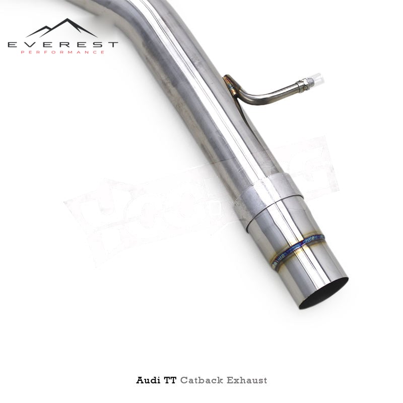 SS304L Exhaust Pipe System for Audi TT/TTS 2.0T 2015-2019 Sport Car Valvetronic Catback Exhaust with Controller