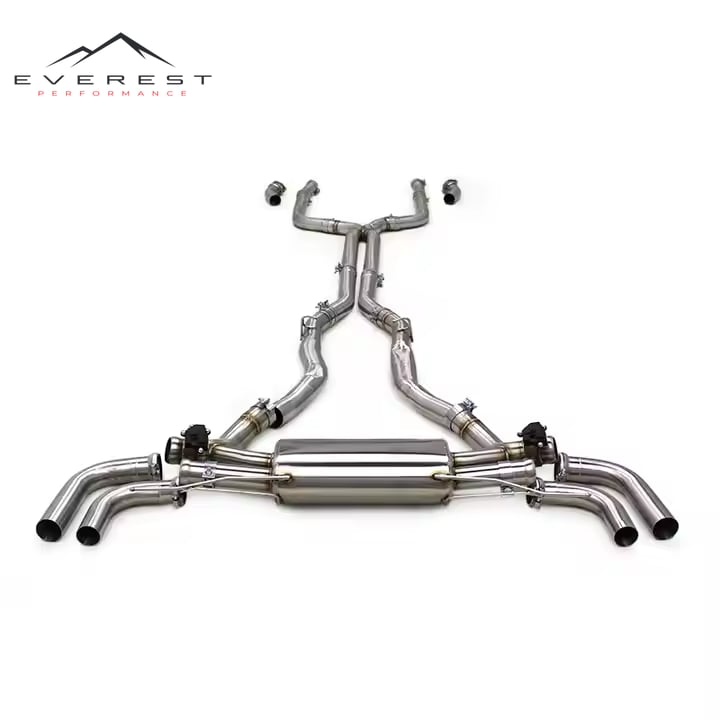 Valved Catback Muffler for BMW X7 M50i 4.4TT 2019-2023 Auto Car Parts Escape Sus304 Pipe Exhaust System