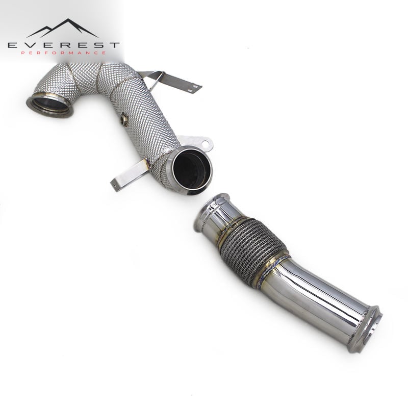 Exhaust Downpipe for Benz A45 A45S AMG W177 2.0T 2020-2022 Stainless Steel Free Flow Exhaust Pipe Performance Exhaust System