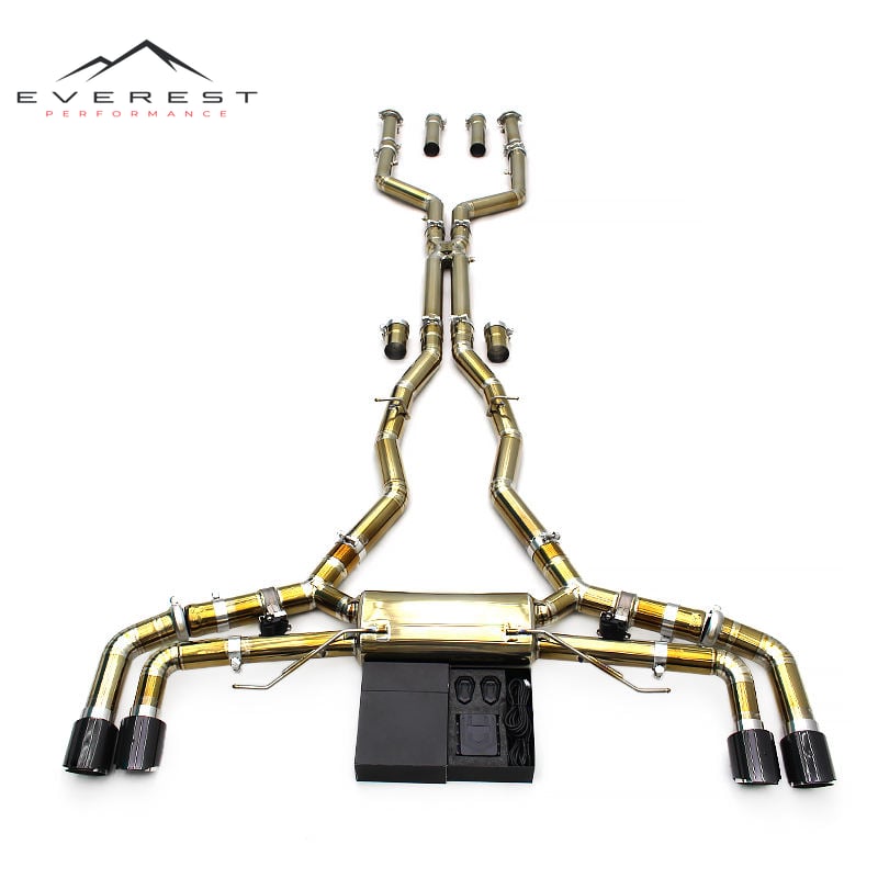 Titanium Catback Exhaust System for BMW X5M/X6M F95/F96 4.4TT 2020-2024 Performance Valvetronic Muffler Racing Exhaust Pipe