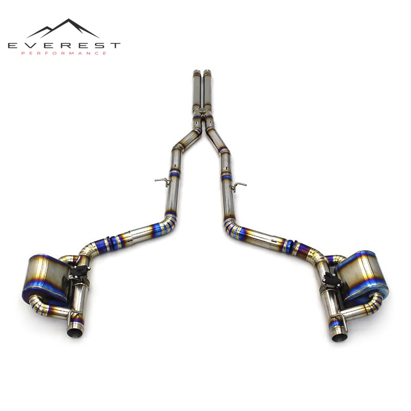 Catback Exhaust System for Dodge Challenger Hellcat SRT 6.2T 2016-2022 Titanium Alloy Pipe Muffler