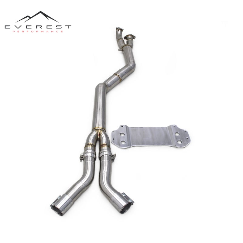 Exhaust for BMW M2 G87 3.0T 2023 Engine 304 Stainless Steel 3.5Inch Single Equal Length Mid Pipe WIth Brace
