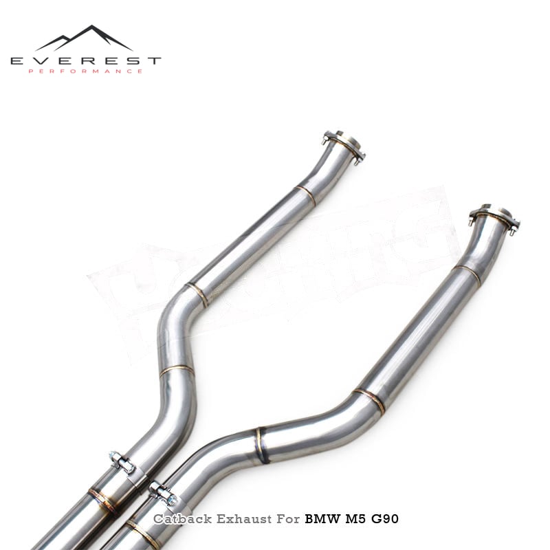 Racing SS304 Valvetronic Catback Exhaust With Z Pipe for BMW M5/M6 G90/G99 LCI 4.4T 2024-2025 With Valved Muffler Exhaust Pipes