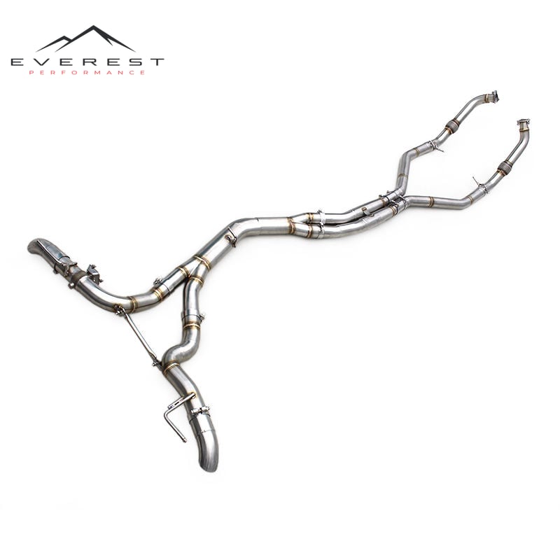 Catback Exhaust for Audi SQ5 8Y 3.0T 2018+ Stainless Steel Straight Sport Car Original Valve Exhaust System