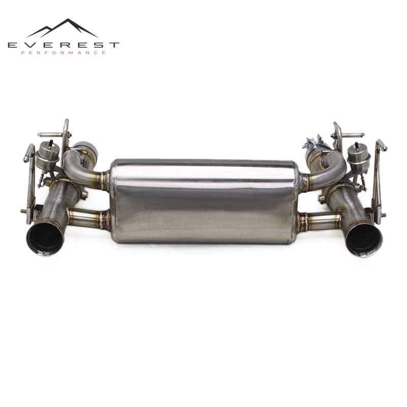 Vacuum Valves Exhaust System for Ferrari 488 3.9T V8 2015-2019 Stainless Steel Catback Racing Car Muffler