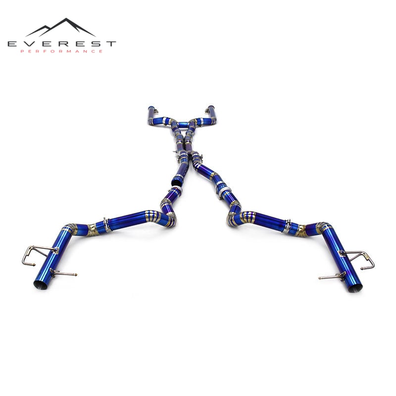 Titanium Exhaust Pipe System for Mercedes-Benz C63/C63S AMG W205 4.0T 2015-2020 No Valve with Exhaust System