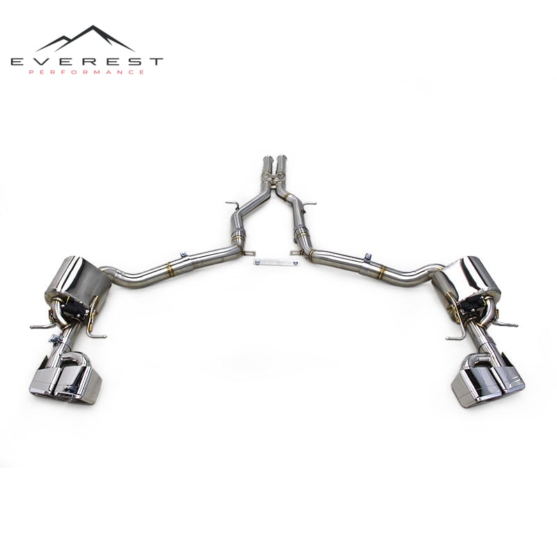 Auto Valvetronic Catback Exhaust Muffler Pipe for Mercedes-Benz CLS63 AMG 2007-2017 Performance Stainless Steel Exhaust Pipe
