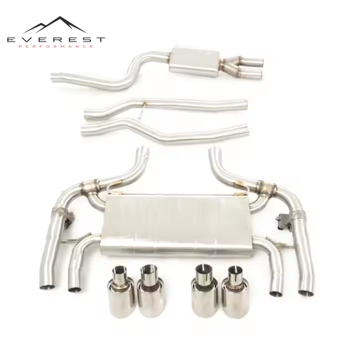 Stainless Steel Catback for Jaguar F-TYPE 2.0T 2012-2019 Escape Valvetronic Muffler Exhaust System With Resonator