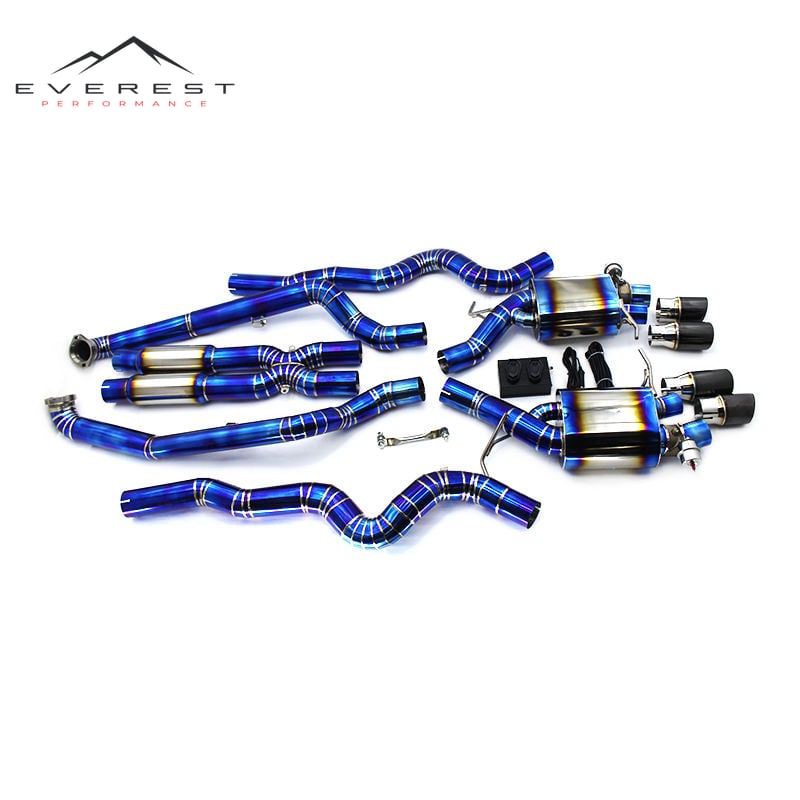Car Exhaust Catback for BWM M6 F06/F12/F13 4.4TT 2012-2016 Titanium Exhaust Pipe High Performance Exhaust System