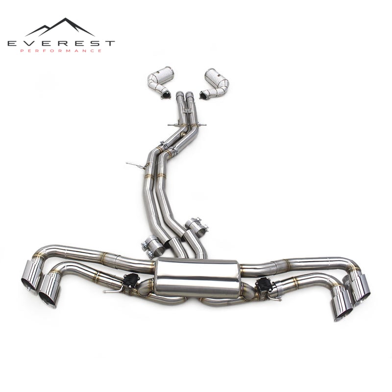 Race Complete Sport Exhaust for Lamborghini URUS 4.0T 2018-2023 Valvetronic Catback Exhaust Free Flow Downpipe