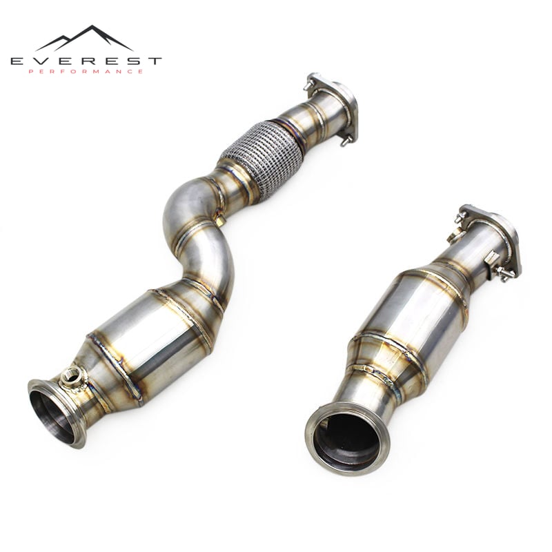 Sport Exhaust Pipes for BMW M3 M4 G80 G82 S58 3.0T 2019-2024 Catted Downpipe Stainless Steel Downpipe100/200/300 Cell