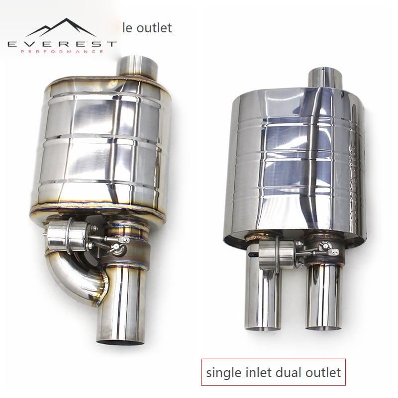 Race High Performance 2.5inch 3inch Universal Muffler Exhaust Cutout for All Car Model Universal Escape Muffler