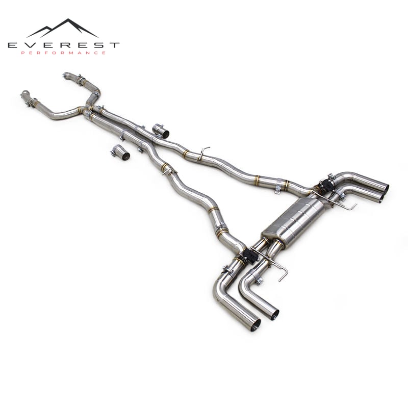 Race Valvetronic Catback for BMW M850/M850i Alpina B8 G14/G15/G16 4.4TT 2020-2023 Upgrade SUS304 Stainless Steel Muffler X Pipe