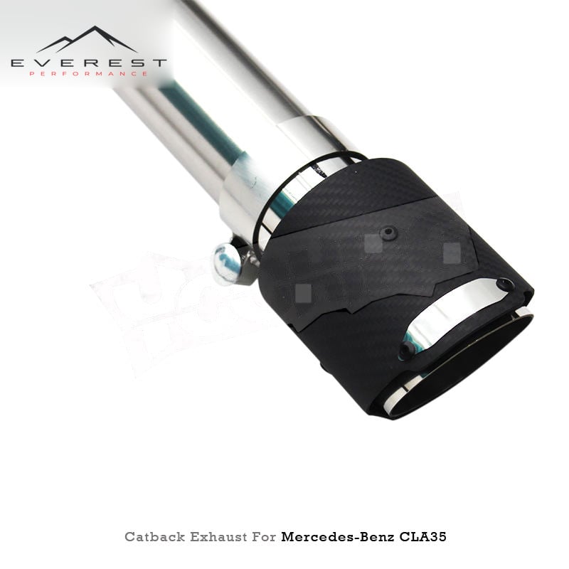 Stainless Steel Exhaust Pipes for Mercedes-Benz CLA35 AMG W118 2.0T 2020-2025 Valvetronic Muffler Catback Direct Fit
