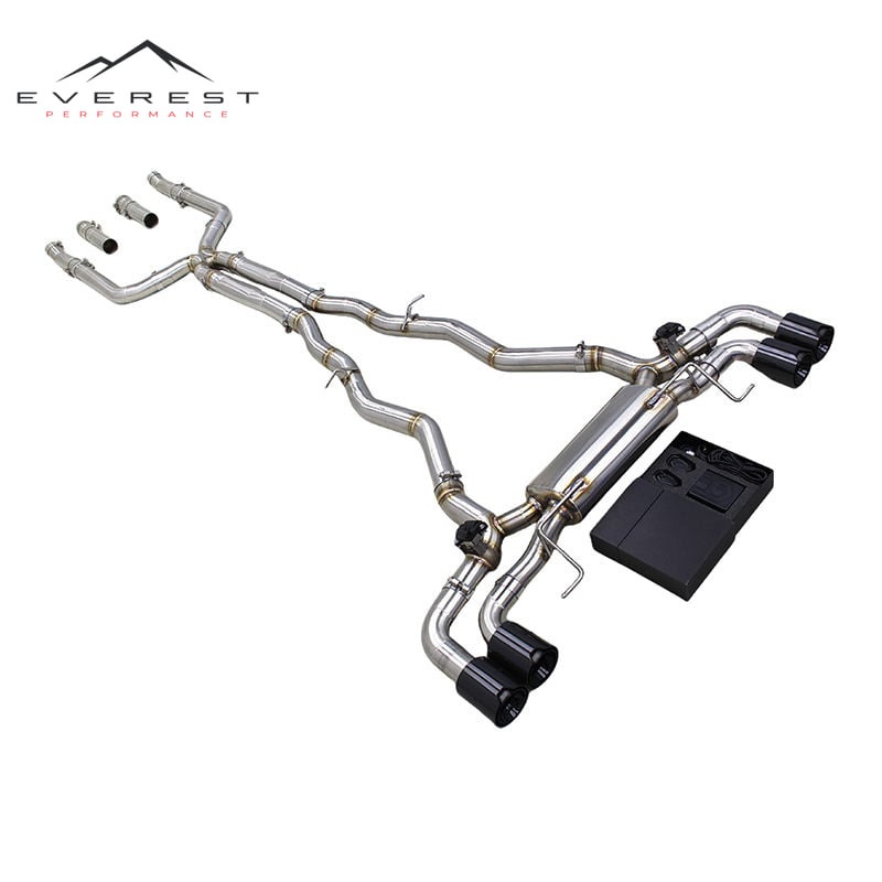 Electric Valved Exhaust System for BMW M850/M850i Alpina B8 G14/G15/G16 4.4TT 2020-2023 Stainless Steel X Pipe