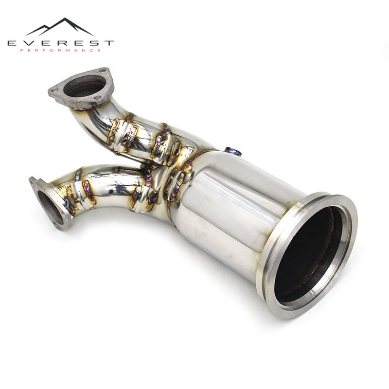 Performance Downpipe for Audi SQ5 3.0T 2019-2023 Polished Stainless Steel Auto Parts Exhaust Free Flow Race Front Down Pipes