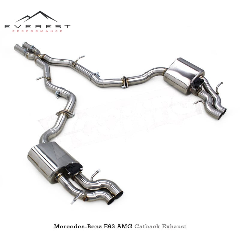 Catback Exhaust for Mercedes-Benz E63 E63S AMG W213 4.0TT 2016-2023 Stainless Steel Pipe Muffler Exhaust System