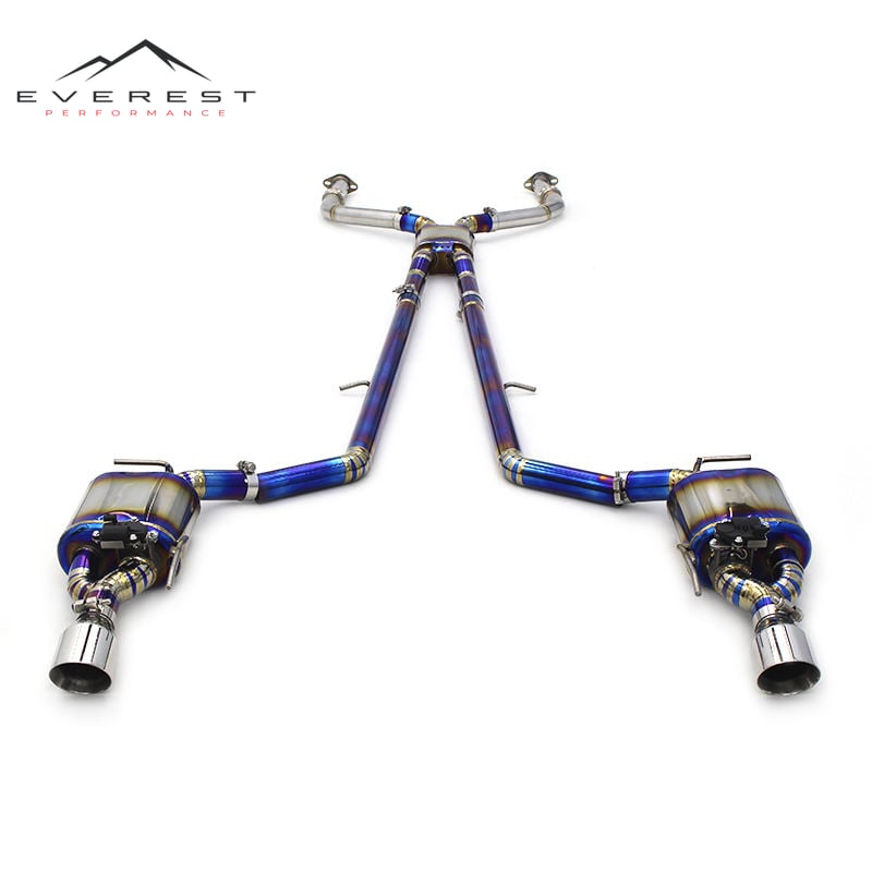 Exhaust Pipe System for Infiniti G37 3.7L 2010-2021 SS304 Exhaust Downpipe Titanium Electronic Valve Sport Catback Exhaust